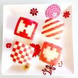 弁当キャラ弁▷りんご皮むき飾り切り