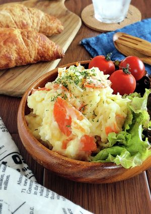 レンジで簡単☆マヨなしポテトサラダ。-レシピのメイン写真
