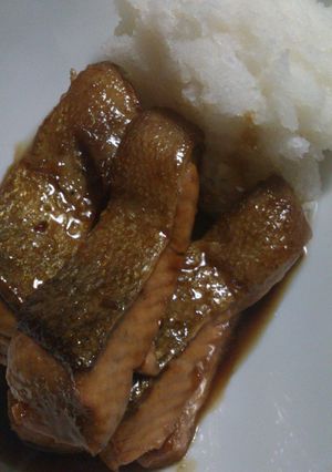 秋鮭の照り焼き、大根おろし添え☆-レシピのメイン写真