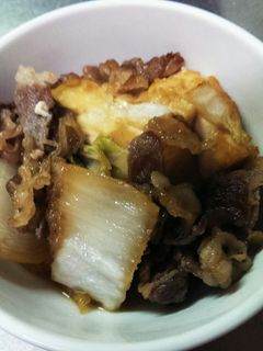 豆腐牛肉と白菜の煮物-レシピのメイン写真