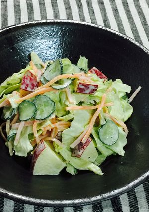 りんごとキャベツのサラダ-レシピのメイン写真