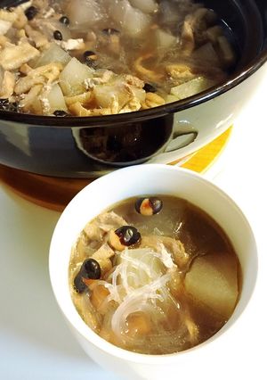 冬瓜 黒豆 春雨のお家薬膳スープ-レシピのメイン写真