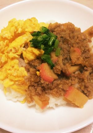 あさひ粉豆腐でそぼろ丼-レシピのメイン写真