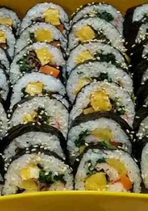 韓国海苔巻き キンパ 一味違う-レシピのメイン写真