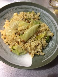 パラパラ♪納豆レタス炒飯♪-レシピのメイン写真