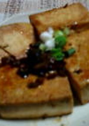 大葉にんにく醤油の豆腐ステーキ♪-レシピのメイン写真
