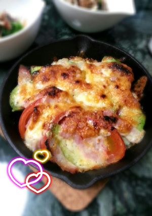 スキレットで♪アボトマチーズ焼き♡-レシピのメイン写真