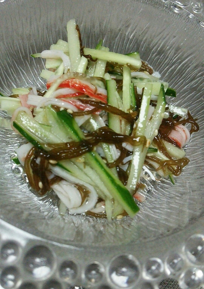 もずくの酢の物-レシピのメイン写真