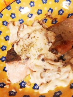 焼き鮭のクリームソース-レシピのメイン写真