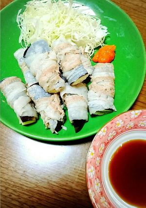 ☆簡単☆ナスの豚肉ロール-レシピのメイン写真