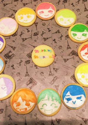 モーニング娘。'15 似顔絵クッキー-レシピのメイン写真
