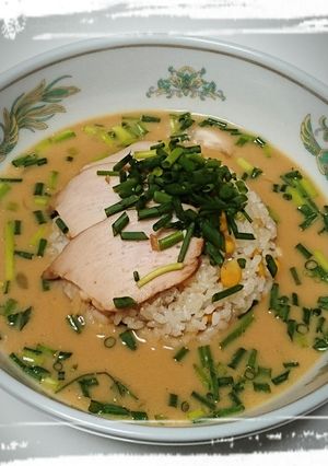 豆乳味噌バターとコーンのスープチャーハン-レシピのメイン写真