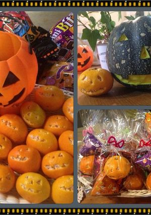 みかんdeハロウィン#ハロウィンに-レシピのメイン写真