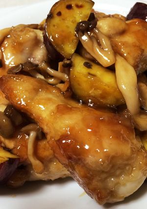 手羽元とさつま芋の甘辛てり焼き-レシピのメイン写真