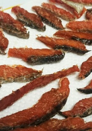 オーブンで鮭トバ（ワンコ用）-レシピのメイン写真