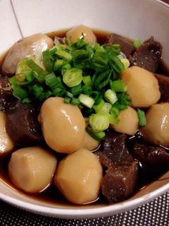 里芋とこんにゃくの煮物♪-レシピのメイン写真