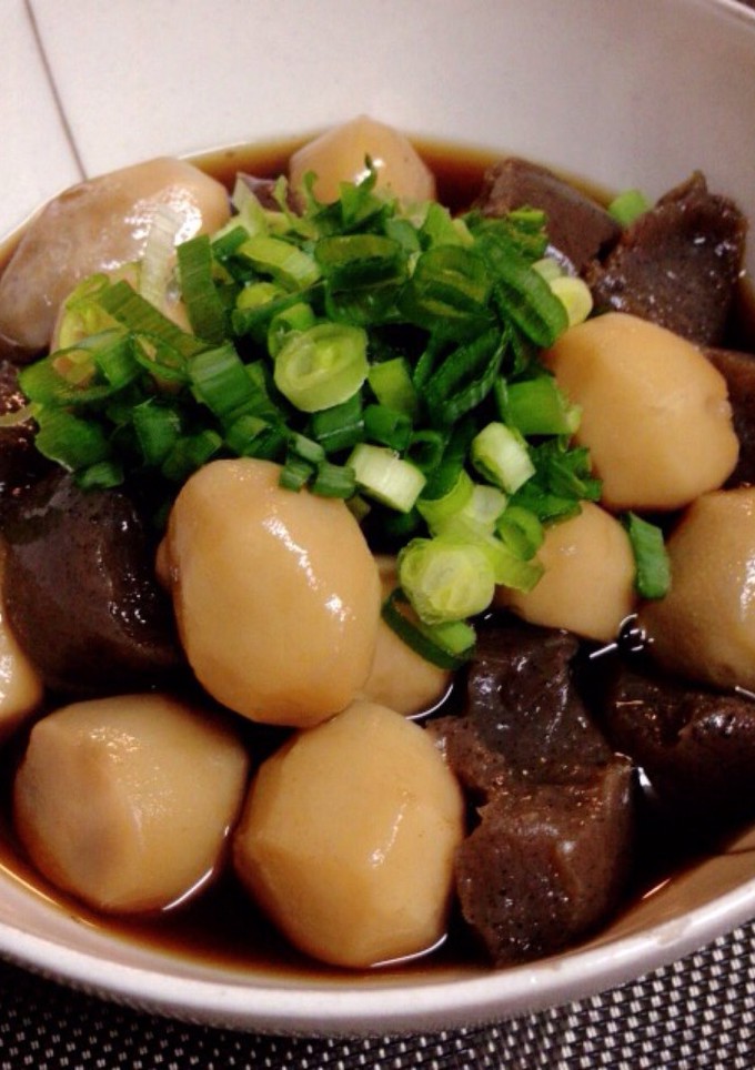 里芋とこんにゃくの煮物♪-レシピのメイン写真