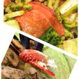 ムール貝の汁で蒸煮☆キムチ渡り蟹とゴーヤ
