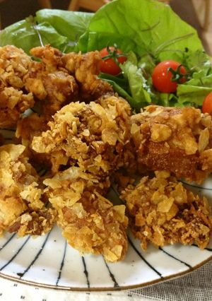 ポテトチップス鶏唐揚げ-レシピのメイン写真