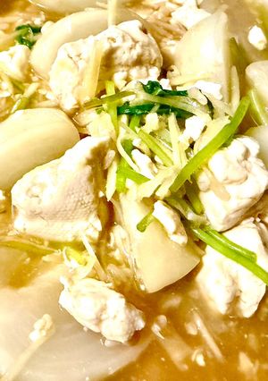 カブと豆腐のぽっかぽか煮-レシピのメイン写真
