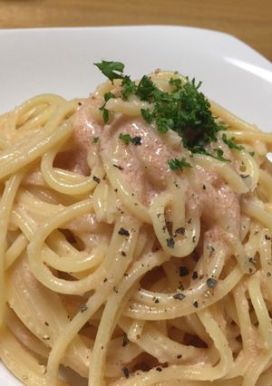 フォークが止まらないたらこスパゲッティー-レシピのメイン写真