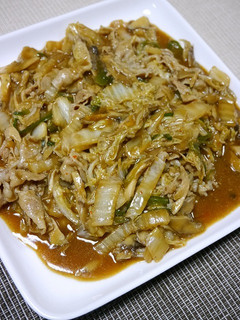 簡単!たっぷり白菜の回鍋肉風かさね焼き-レシピのメイン写真