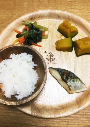 簡単取り分け離乳食♪小松菜と人参炊き-レシピのメイン写真