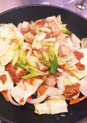 「サンジ」鮭のちゃんちゃん焼き風-レシピのメイン写真