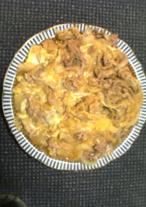洋食屋さんの味?!玉ねぎと豚肉の玉子とじ-レシピのメイン写真