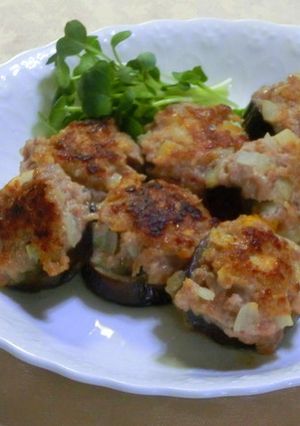 茄子のひき肉のっけ！！-レシピのメイン写真