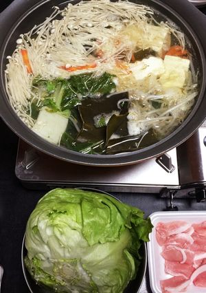 湯豆腐も同時に！レタスBRIしゃぶ-レシピのメイン写真