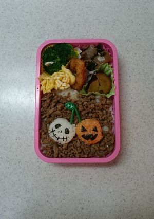 球体ハロウィン弁当-レシピのメイン写真