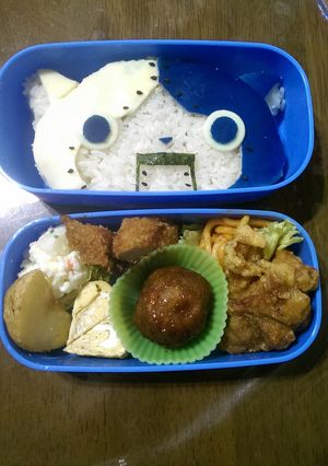 ロボニャンF型 キャラ弁-レシピのメイン写真