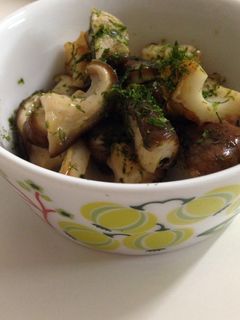 ちくわと椎茸のバター炒め-レシピのメイン写真