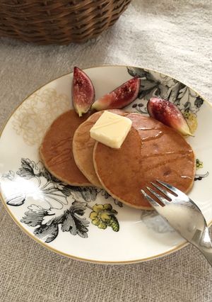 全粒粉、豆乳で＊素朴なパンケーキ-レシピのメイン写真