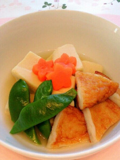 簡単!レンジで作る高野豆腐-レシピのメイン写真