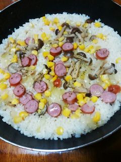 フライパンで簡単ピラフ-レシピのメイン写真