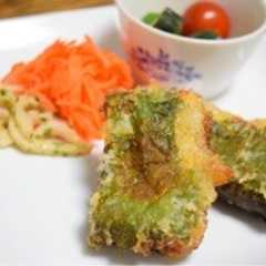 รูปของ しそ巻き高野豆腐の大判唐揚げ