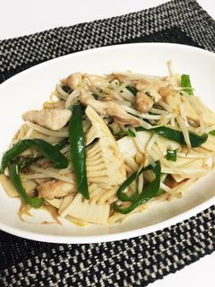 簡単♪鶏ムネ肉とピーマンの中華風炒め♡-レシピのメイン写真
