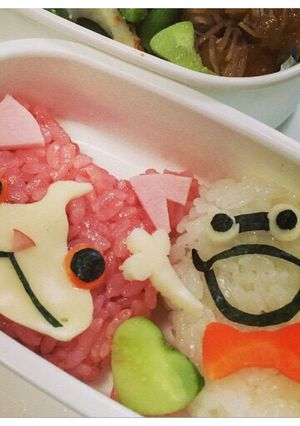 ジバニャン&ウィスパー弁当★-レシピのメイン写真