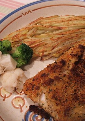 魚の香草パン粉焼き（レモン風味）-レシピのメイン写真