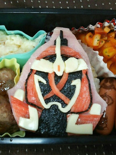 キャラ弁 仮面ライダーゴースト ムサシ-レシピのメイン写真