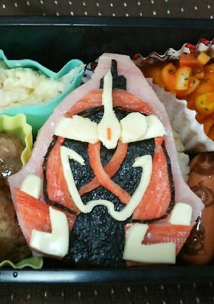 キャラ弁 仮面ライダーゴースト ムサシ-レシピのメイン写真