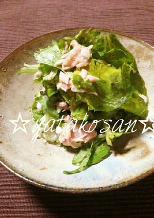 セロリとツナのナムル～葉も使って☆-レシピのメイン写真