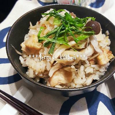 フライパン 鶏肉 炊き込みご飯