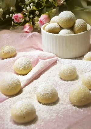 粉豆腐♡スノーボールクッキー♡-レシピのメイン写真