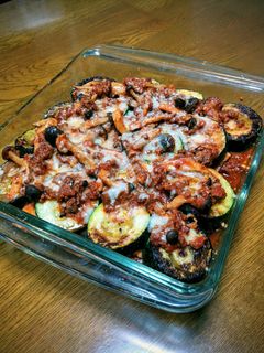 ズッキーニとキノコのミートグラタン♥-レシピのメイン写真