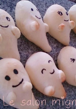 お化けちゃんの白パン-レシピのメイン写真
