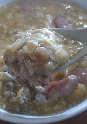 リメイクランチ。スープかけ炊き込みご飯。-レシピのメイン写真