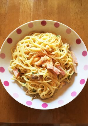 ベーコンとしめじのあっさりパスタ-レシピのメイン写真